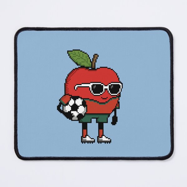 Item preview, Apple Pixel in a Soccer Uniform 22 designed and sold by White Rim Mates.