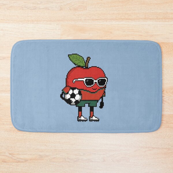Item preview, Apple Pixel in a Soccer Uniform 22 designed and sold by White Rim Mates.