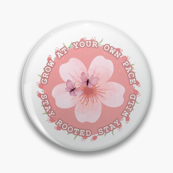 Item preview, Grow at your own pace floral design designed and sold by ElvoraDesign.