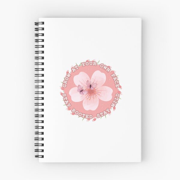 Item preview, Grow at your own pace floral design designed and sold by ElvoraDesign.