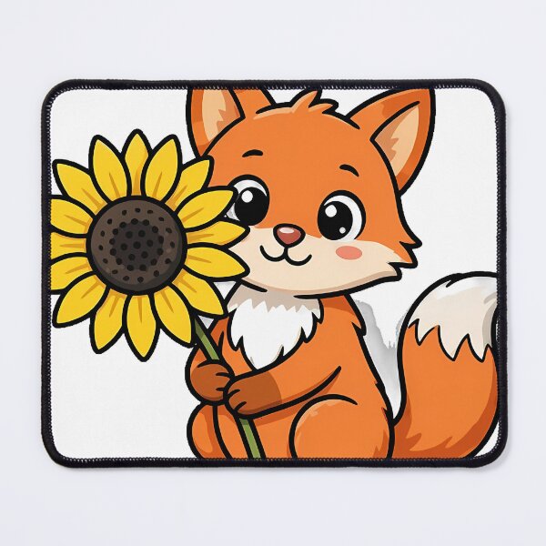Item preview, Sunflower Fox Icon designed and sold by pumsquare.