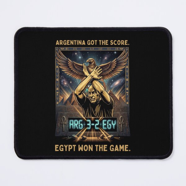 Item preview, Egypt Argentina Football Score Vintage Egyptian Eagle designed and sold by Abdu Innovations.