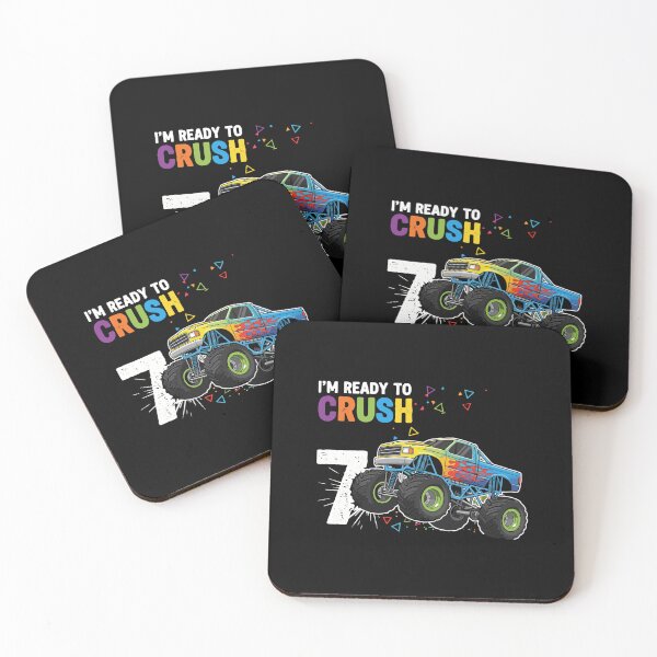 Item preview, I'm Ready To Crush 7 Monster Truck Birthday Seven Year Old Kids designed and sold by PopStars1993.
