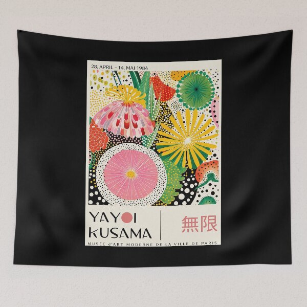 Item preview, Yayoi Kusama Exhibition Poster, Yayoi Kusama Exhibition Poster Floral Infinity Wall Art Colorful Kusama Art Design designed and sold by Jackchapman97.