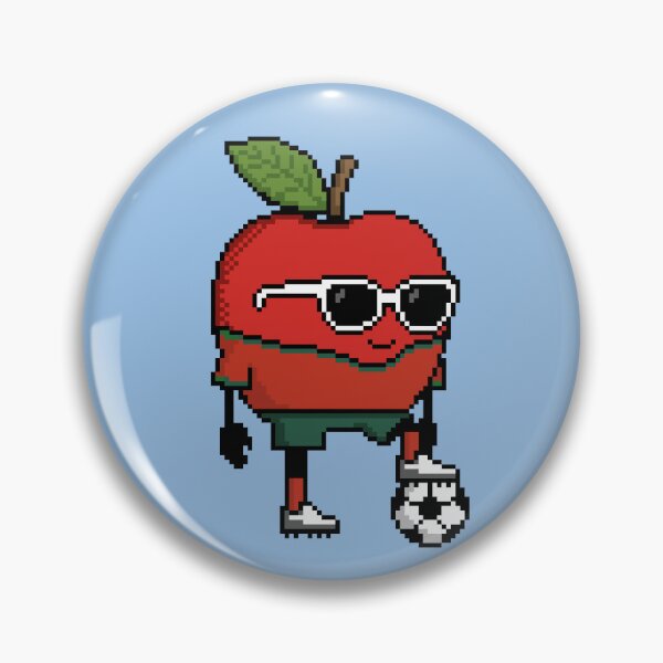 Item preview, Apple Pixel in a Soccer Uniform 23 designed and sold by White Rim Mates.