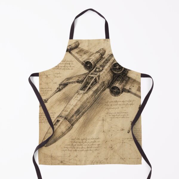 Item preview, Da Vinci X-Wing Blueprint designed and sold by DariuszWilkosz.