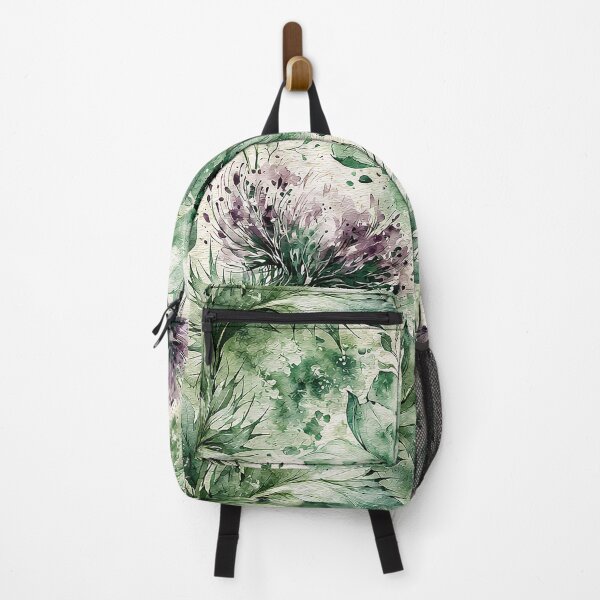 Item preview, Sage and Plum Scottish Highland Botanical Pattern designed and sold by Yoruhara.