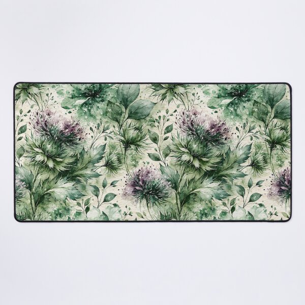 Item preview, Sage and Plum Scottish Highland Botanical Pattern designed and sold by Nine Lives Studio.