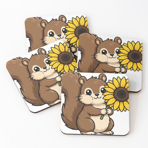 Item preview, Sunflower Squirrel Icon designed and sold by pumsquare.