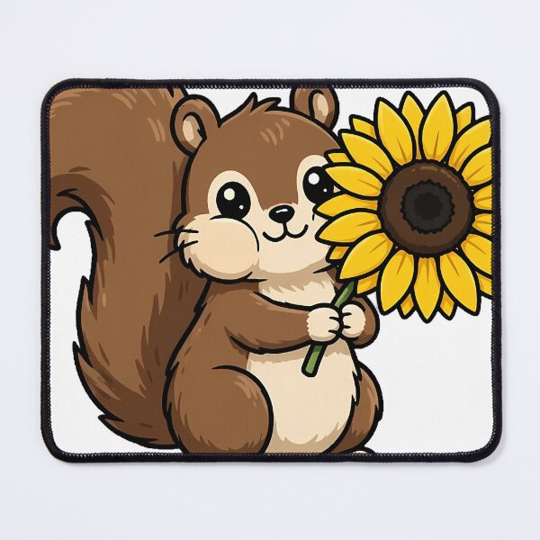 Item preview, Sunflower Squirrel Icon designed and sold by pumsquare.