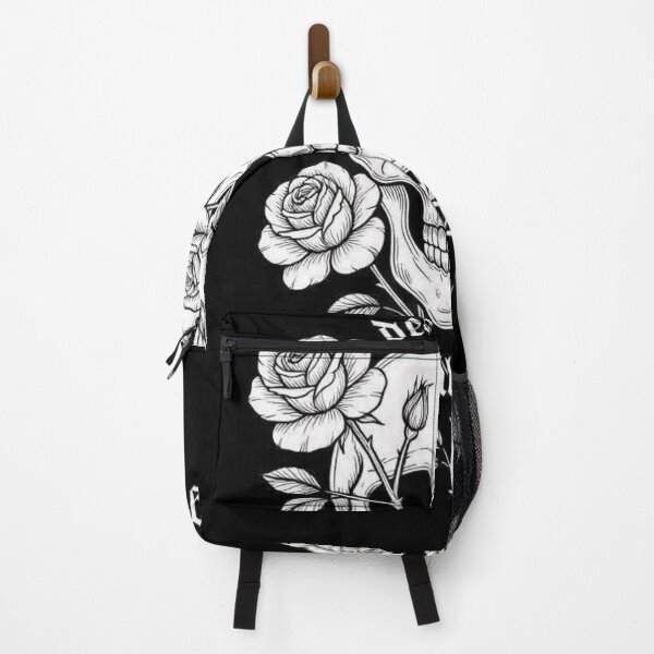 Item preview, Dead Inside But Still Growing - Gothic Floral Skull Art designed and sold by AcosDesign.