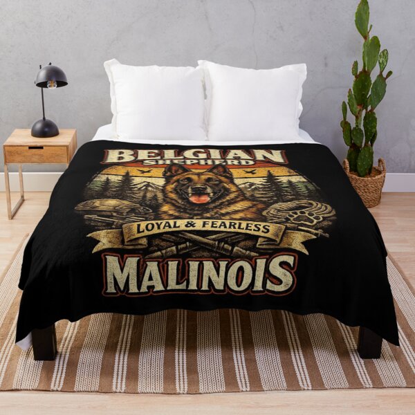 Item preview, Belgian Shepherd Malinois Vintage Sunset T-Shirt | Loyal & Fearless designed and sold by Creative128.