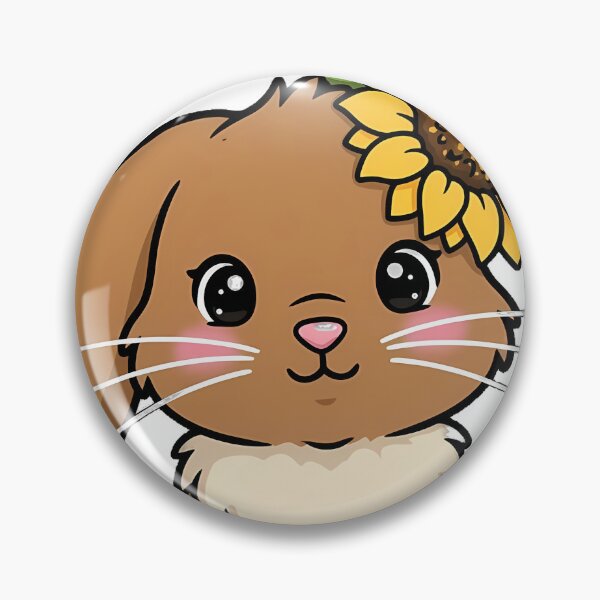 Item preview, Sunflower Rabbit Icon designed and sold by pumsquare.