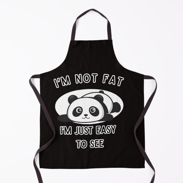 Item preview, I'm Not Fat, I'm Easy to See | Funny Panda T-Shirt designed and sold by BrokenLabel.