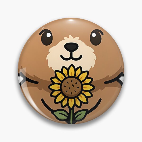Item preview, Sunflower Bear Cub Icon designed and sold by pumsquare.