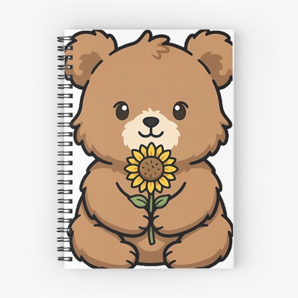 Item preview, Sunflower Bear Cub Icon designed and sold by pumsquare.