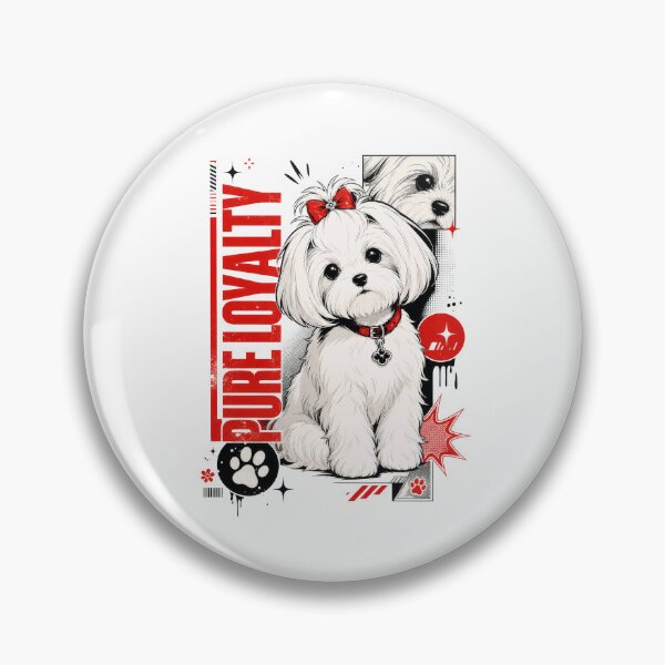 Item preview, Cute Maltese Dog Pure Loyalty Pet Owner designed and sold by AntiqueImages.