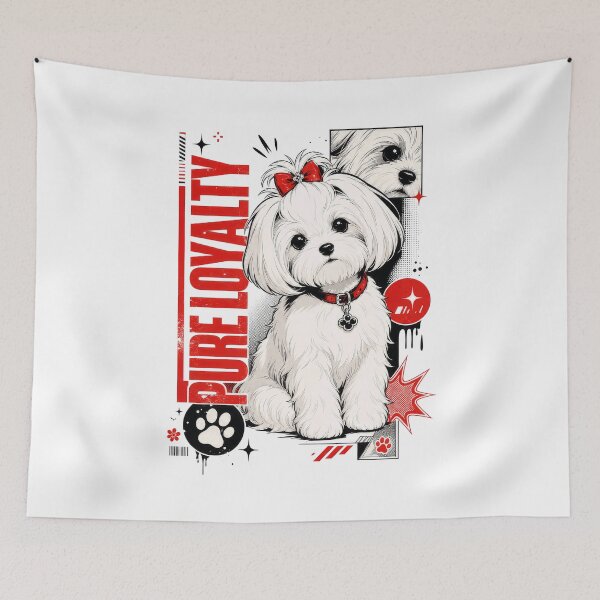 Item preview, Cute Maltese Dog Pure Loyalty Pet Owner designed and sold by AntiqueImages.