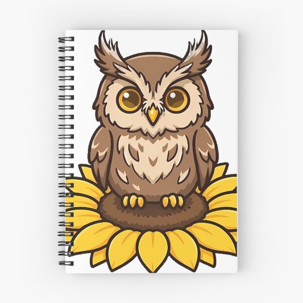 Item preview, Sunflower Owl Icon designed and sold by pumsquare.