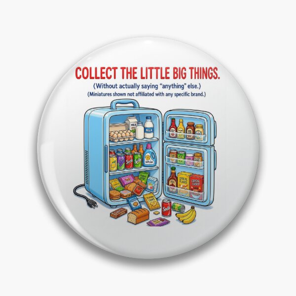 Item preview, Collect the Little Big Things – Mini Fridge of Tiny Treasures designed and sold by pixelandpassionart.