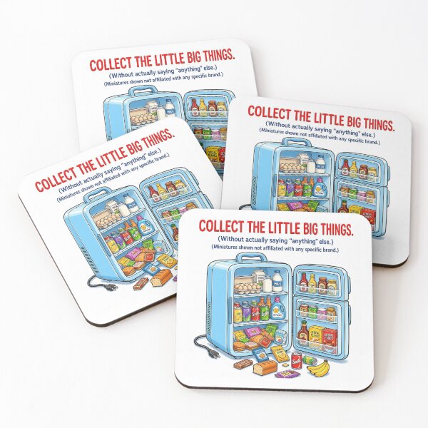 Item preview, Collect the Little Big Things – Mini Fridge of Tiny Treasures designed and sold by pixelandpassionart.