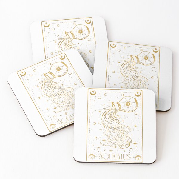 Item preview, Zodiac Aquarius in Gold designed and sold by TeeGeeTees.