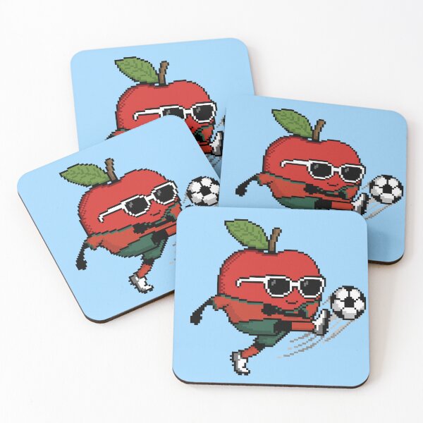 Item preview, Apple Pixel in a Soccer Uniform 24 designed and sold by White Rim Mates.