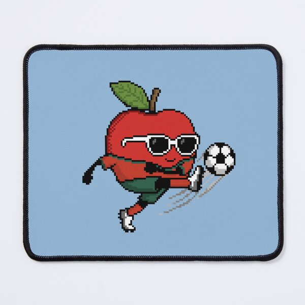 Item preview, Apple Pixel in a Soccer Uniform 24 designed and sold by White Rim Mates.