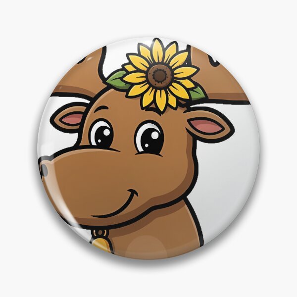 Item preview, Sunflower Moose Icon designed and sold by pumsquare.
