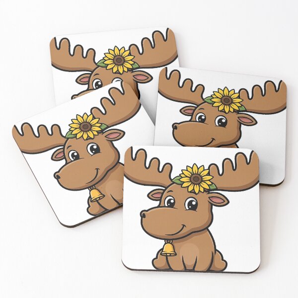Item preview, Sunflower Moose Icon designed and sold by pumsquare.