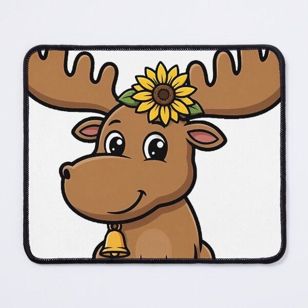 Item preview, Sunflower Moose Icon designed and sold by pumsquare.