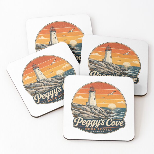 Item preview, Peggy’s Cove Nova Scotia Lighthouse Vintage Travel Shirt | Retro Coastal Canada Souvenir Design designed and sold by Globalcitytees.