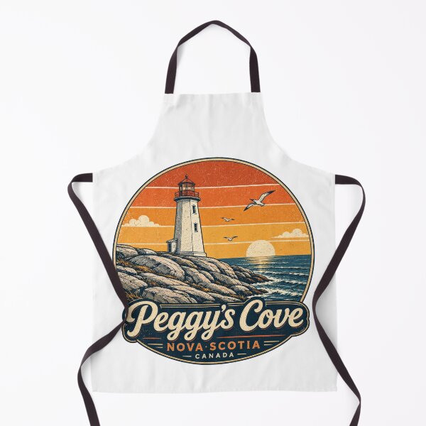 Item preview, Peggy’s Cove Nova Scotia Lighthouse Vintage Travel Shirt | Retro Coastal Canada Souvenir Design designed and sold by Globalcitytees.