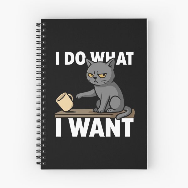 Item preview, I Do What I Want – Sarcastic Cat Pushing Coffee Mug designed and sold by Karma Design.