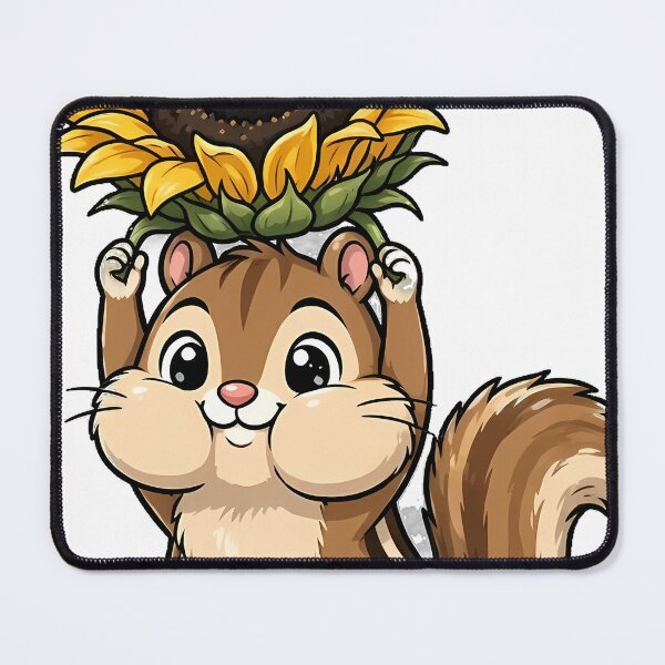Item preview, Sunflower Chipmunk Icon designed and sold by pumsquare.