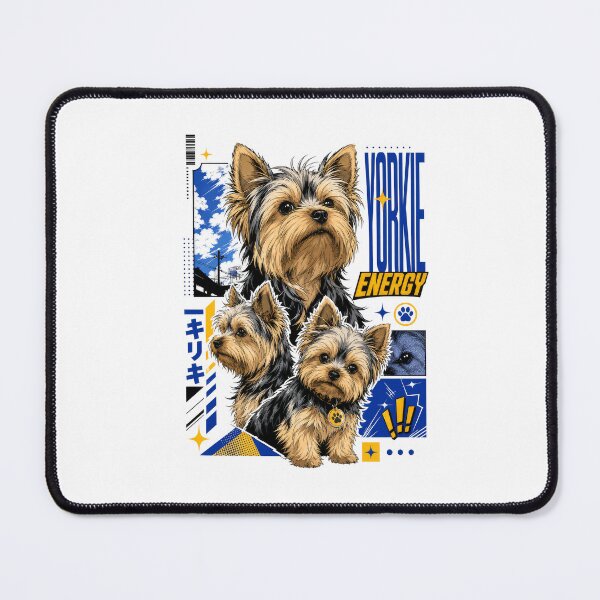 Item preview, Yorkie Energy Dog Lover Urban Style Design designed and sold by AntiqueImages.