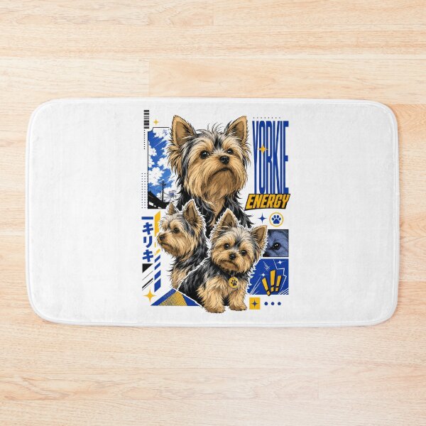 Item preview, Yorkie Energy Dog Lover Urban Style Design designed and sold by AntiqueImages.