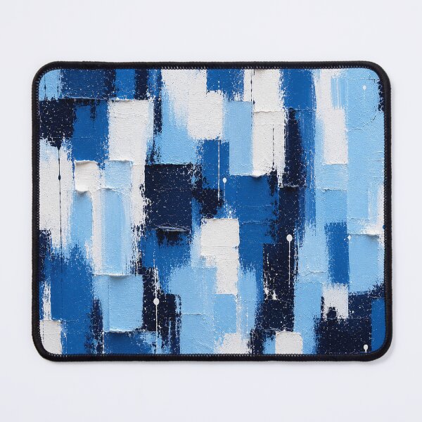 Item preview, Azure Blue Impasto Abstract designed and sold by Ingorgia Studio.
