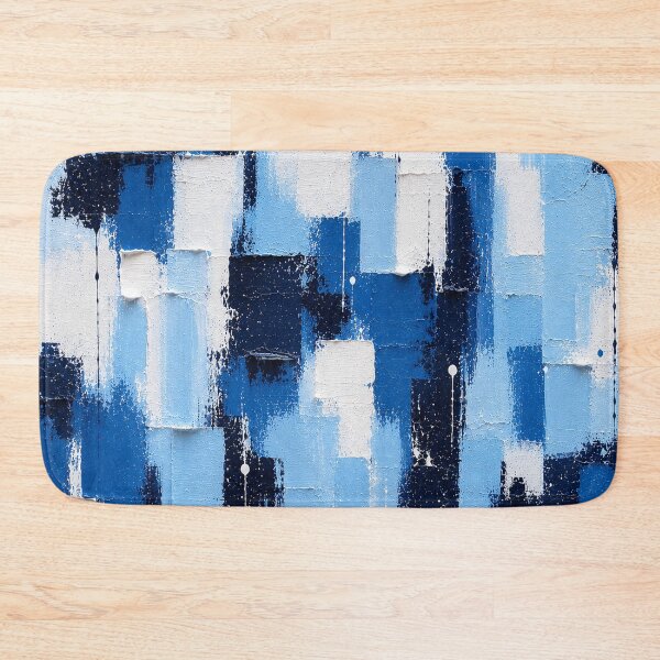 Item preview, Azure Blue Impasto Abstract designed and sold by Ingorgia Studio.