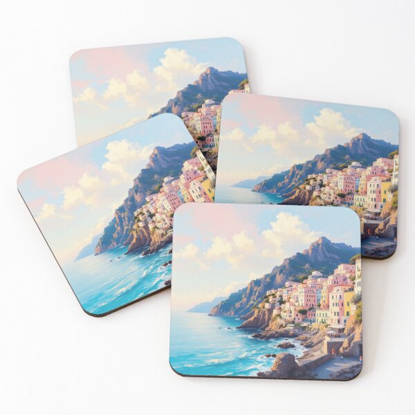 Item preview, Village on the Amalfi Coast (Italy) designed and sold by jefboutique6150.
