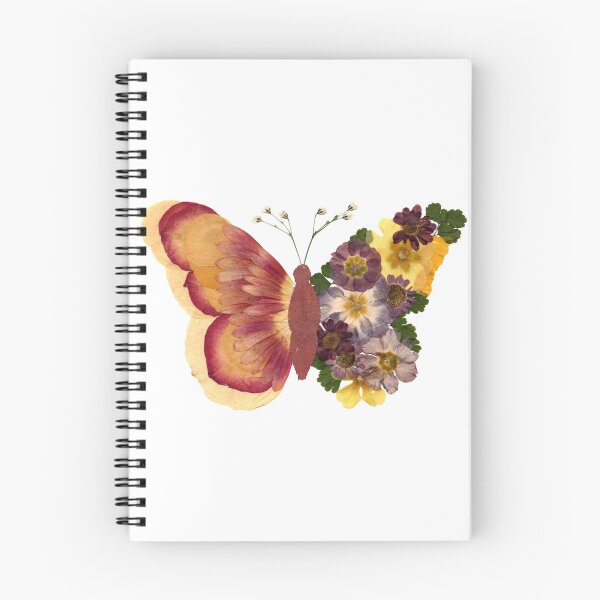 Item preview, Pressed Flower Butterfly Floral Design designed and sold by JingsFlowerArt.