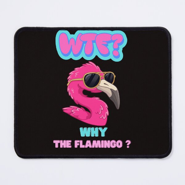 Item preview, WTF? Why the Flamingo? | Funny Flamingo T-Shirt designed and sold by BrokenLabel.