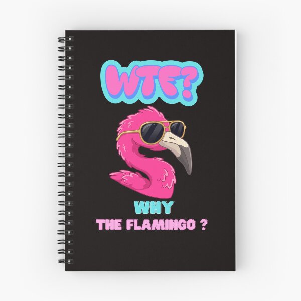 Item preview, WTF? Why the Flamingo? | Funny Flamingo T-Shirt designed and sold by BrokenLabel.