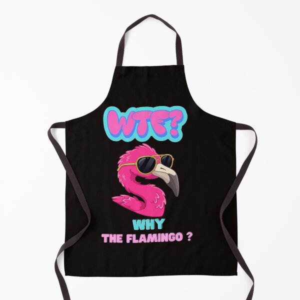 Item preview, WTF? Why the Flamingo? | Funny Flamingo T-Shirt designed and sold by BrokenLabel.
