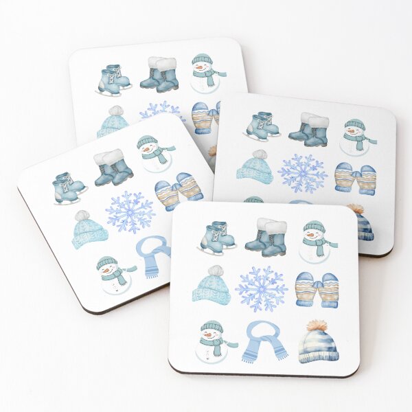 Item preview, Winter design in Ice Blue, Gray and White T-shirt - HOME decor designed and sold by PureHopeStudio.