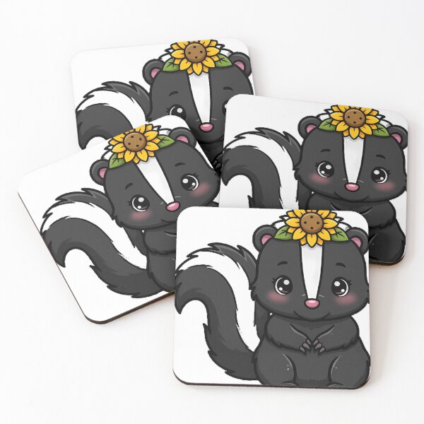 Item preview, Sunflower Skunk Icon designed and sold by pumsquare.