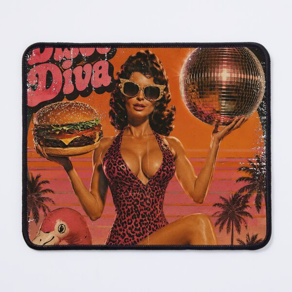 Item preview, Disco Diva – Peculiar Taste Vintage Retro Pop Art Poster designed and sold by obstinator.