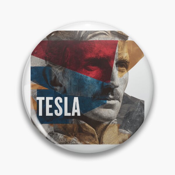 Item preview, Nikola Tesla – Inventor Collage Art Print | Electricity Genius Science Visionary Poster designed and sold by OzzFrequency.