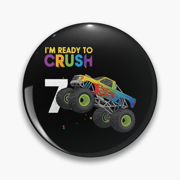 Item preview, I'm Ready To Crush 7 Monster Truck Seven Year Old Birthday Kid designed and sold by PopStars1993.