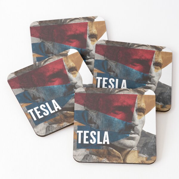 Item preview, Nikola Tesla – Inventor Collage Art Print | Electricity Genius Science Visionary Poster designed and sold by OzzFrequency.